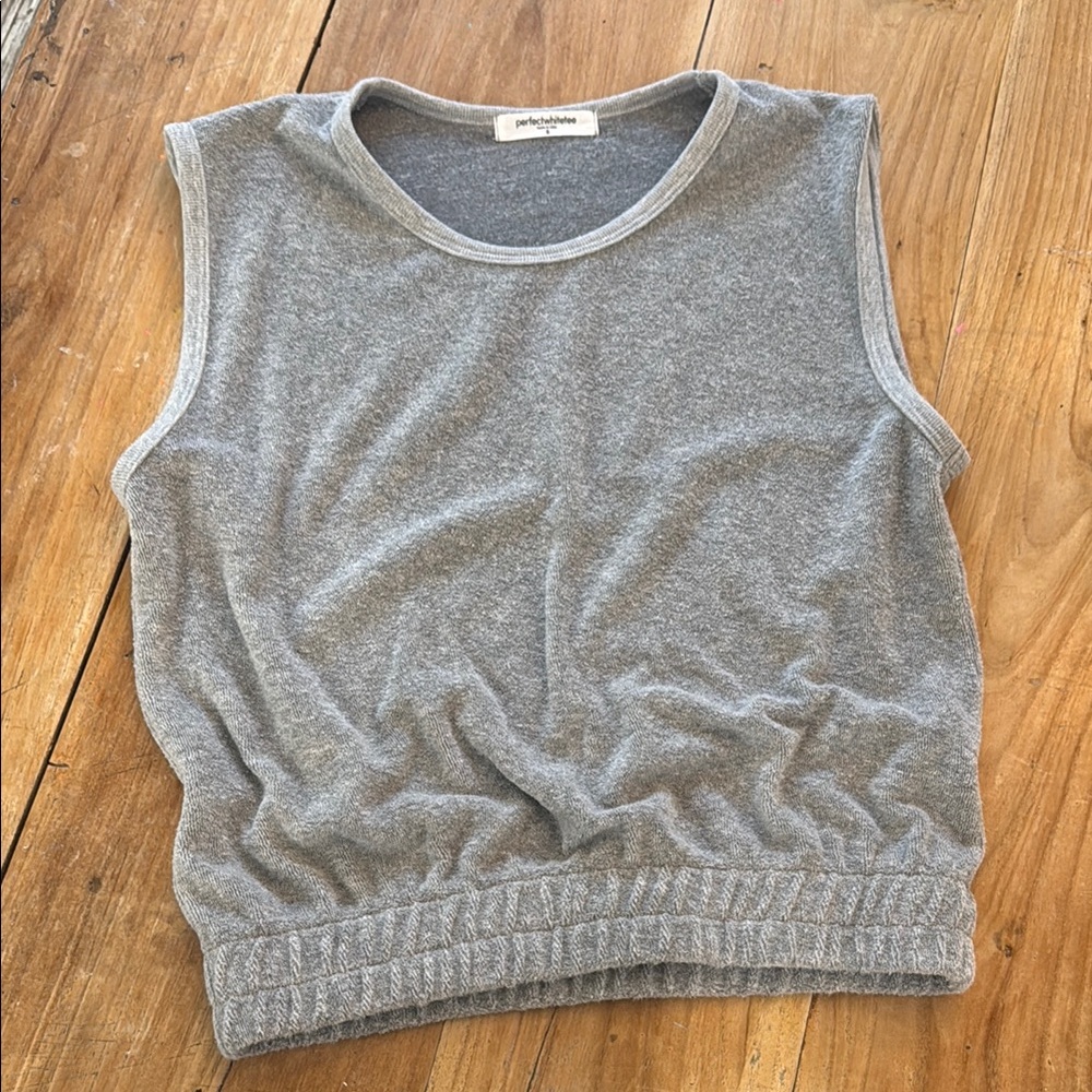 Perfect white tee brand Ellie French Terry top. Size S.